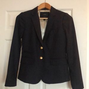 J.Crew Schoolboy blazer in navy wool